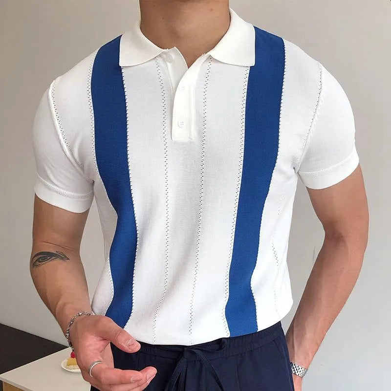 Stripes Polo Luxe