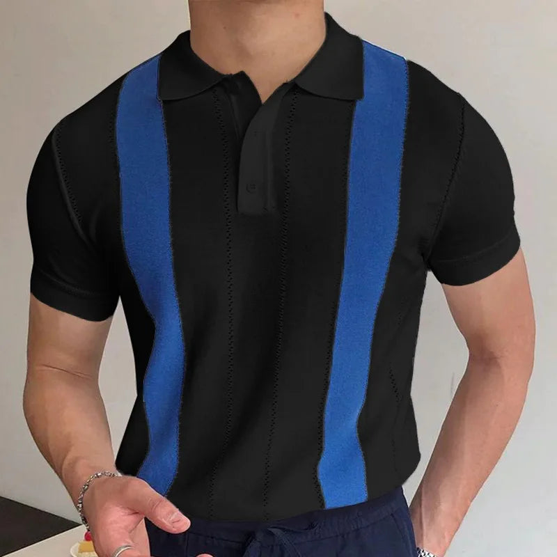 Stripes Polo Luxe